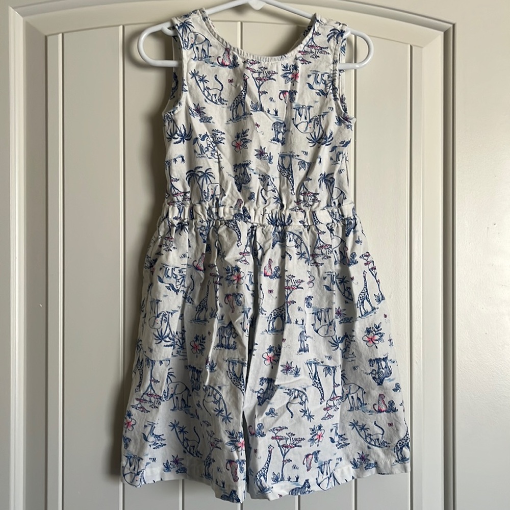 Carter’s Girl’s Sleeveless Linen-Blend Dress